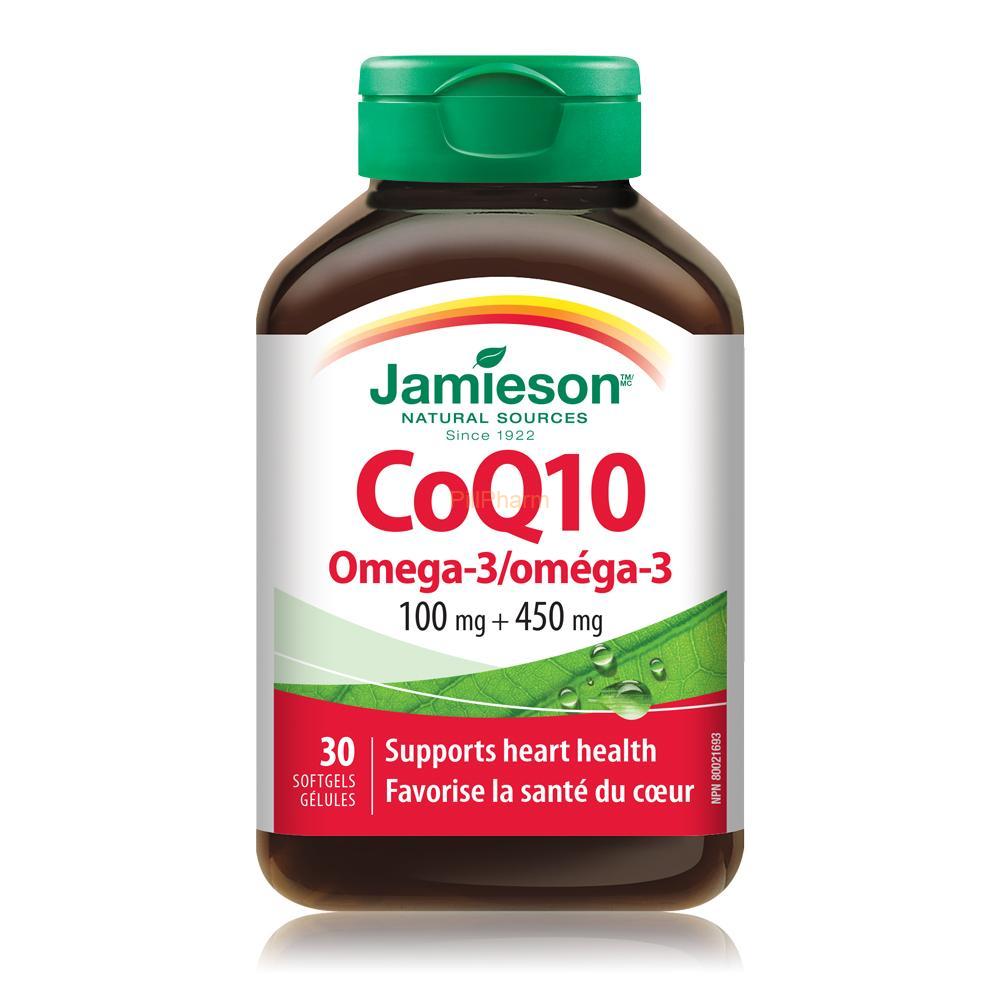 Jamieson CoQ10 With Omega 3 HEMLOCK