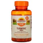 Sundown Naturals, Turmeric 500mg Capsules 90's