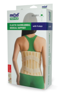 Elastic Sacrolumbar Medical Support (with 4 stays) (Art. # 3011) - Image 2