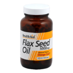 Health Aid Flaxseed Oil 1000mg (Omega 3, 6, 9) Capsules 60's