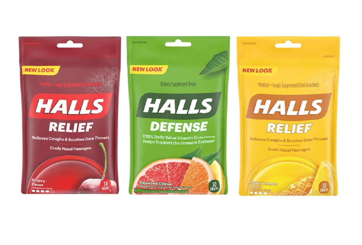 Halls Coughs & Sore Throat Drops 25's/30's - Image 1