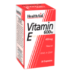 Health Aid Vitamin E 600iu Natural Capsules 30's