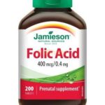 Jamieson Folic Acid 400mcg Tablets 200's
