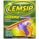Lemsip Cold & Flu Blackcurrant Powder for Oral Solution 10's