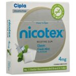 Nicotex 4mg Classic Fresh Mint Flavour Gum 9's