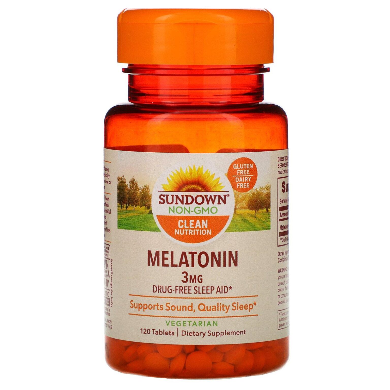 Sundown Naturals, Melatonin 3 mg Tablets - Image 1