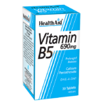 Health Aid Vitamin B5 690mg (Calcium Pantothenate) Tablets