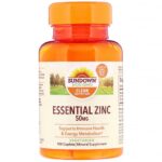 Sundown Naturals, Zinc Gluconate 50 mg Caplets