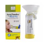 Aerochamber Plus spacer device, Child, Medium, Yellow