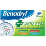 Benadryl Allergy Relief Plus Decongestant Capsules 12's