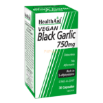 Health Aid Black Garlic Capsules 750mg 30's