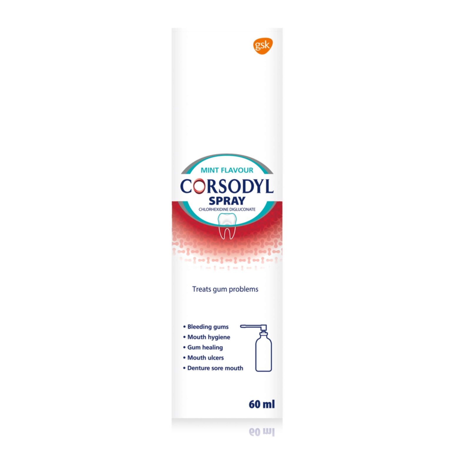 Corsodyl Spray Mint Flavour 60ml - Image 2