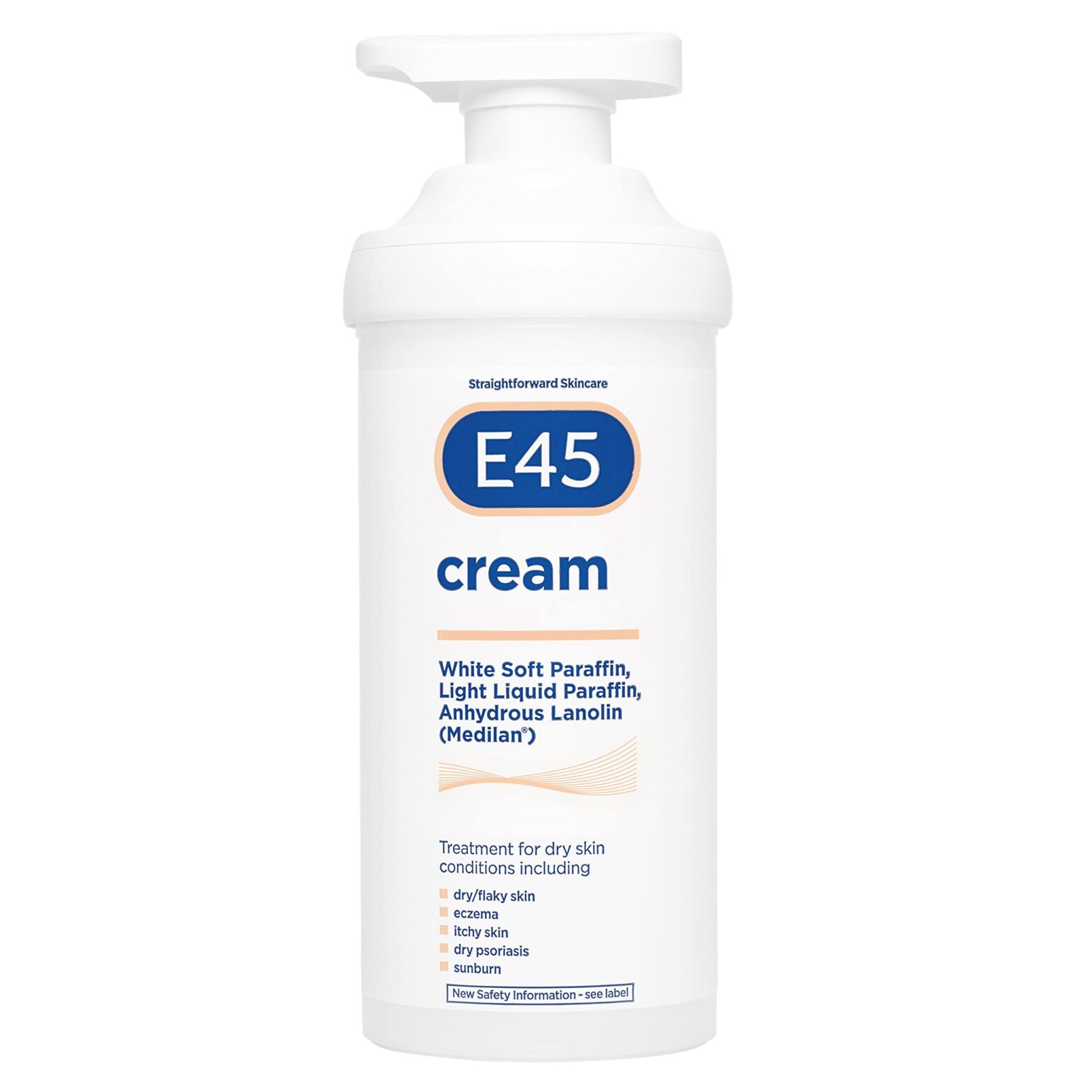 E45 Cream for Dry Skin & Eczema 500g - Image 1