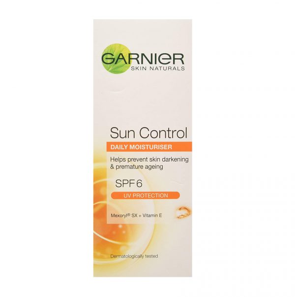 Garnier Skin Naturals Sun Control SPF 6 Moisturizer, 50ml