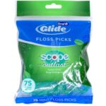 Oral-B Glide with Scope Outlast Long Lasting Mint Flavor Floss Picks 75's