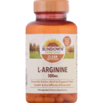 Sundown Naturals, L-Arginine 500 mg Capsules