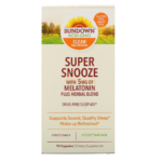 Sundown Naturals, Super Snooze Melatonin With Herbal Blend