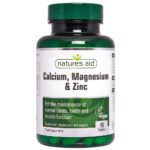 Natures Aid Calcium, Magnesium and Zinc, Maintain Normal Bones, Teeth and Muscle Function, Vegan, 90 Tablets