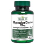 Natures Aid Magnesium Citrate 750mg Caps 60's