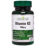 Natures Aid Vitamin K2 MenaQ7 (with Vitamin D3)