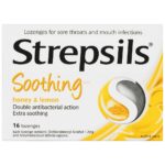 Strepsils Honey & Lemon Lozenges 16's