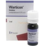 Warticon 0.5% (podophyllotoxin) Wart Treatment Solution 3ml