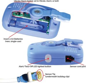 Wet-Stop 3 Blue Bedwetting Enuresis Alarm - Image 5