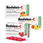 Andolex-C Lozenges for relief of a painful mouth and throat 20's