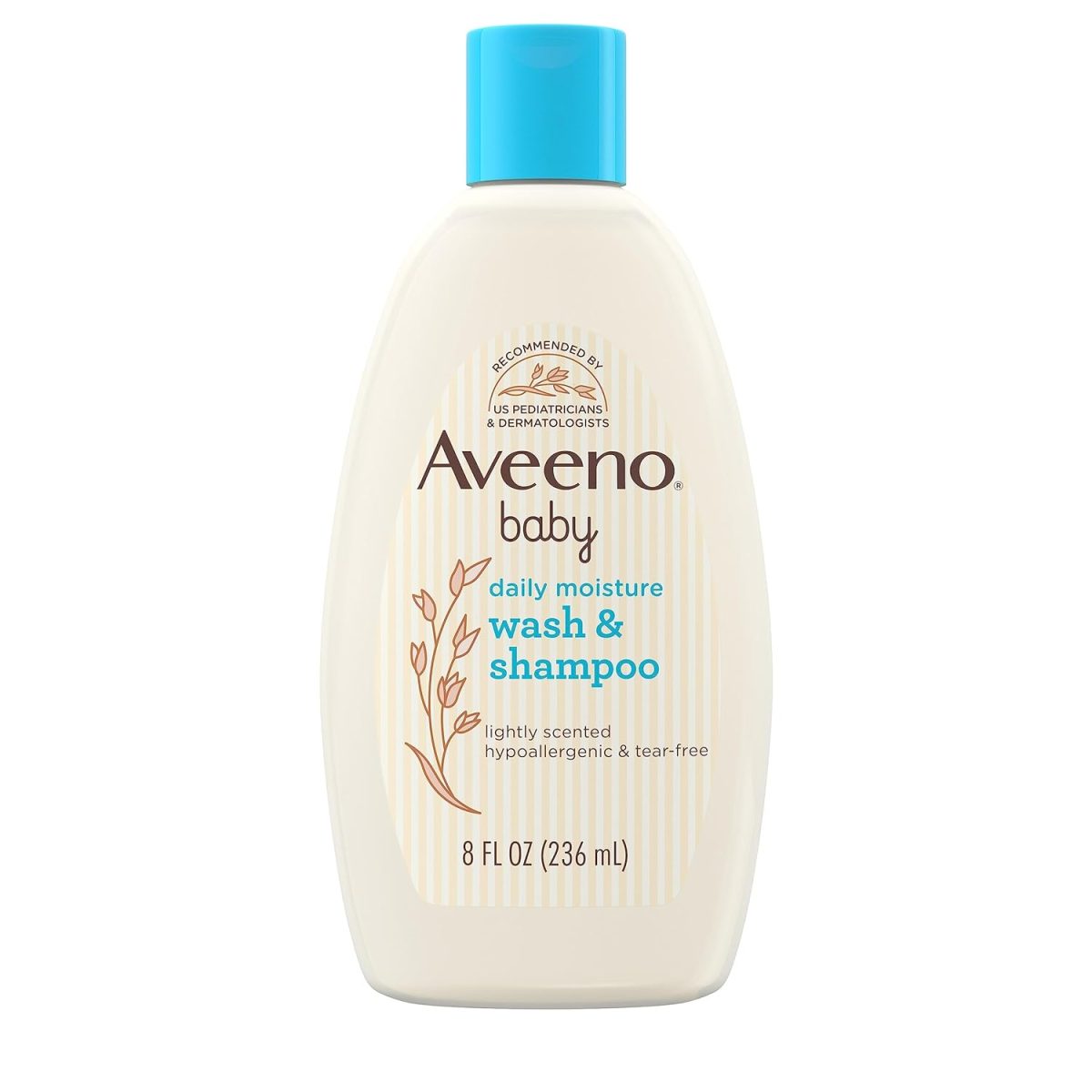Aveeno BABY Daily Moisture Wash & Shampoo 236ml - Image 1