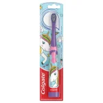 Colgate Kids Battery Full Head Toothbrush, Unicorn Toothbrush, for Children,1 Pack