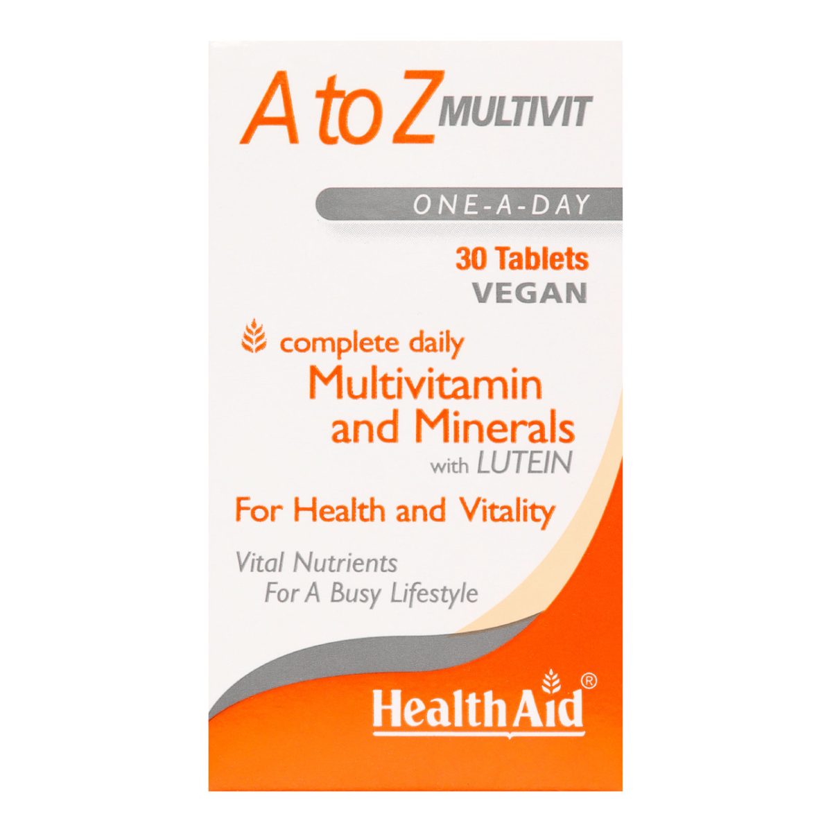 HealthAid A to Z Multivit Tablets 30's - Image 1