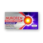 Nurofen Migraine Pain Maximum Strength 684mg Caplets 12's