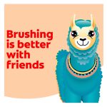 Colgate Kids Battery Toothbrush, Llama Toothbrush, 1 Pack - Image 3