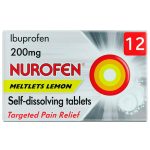 Nurofen Meltlets Lemon 200mg 12's