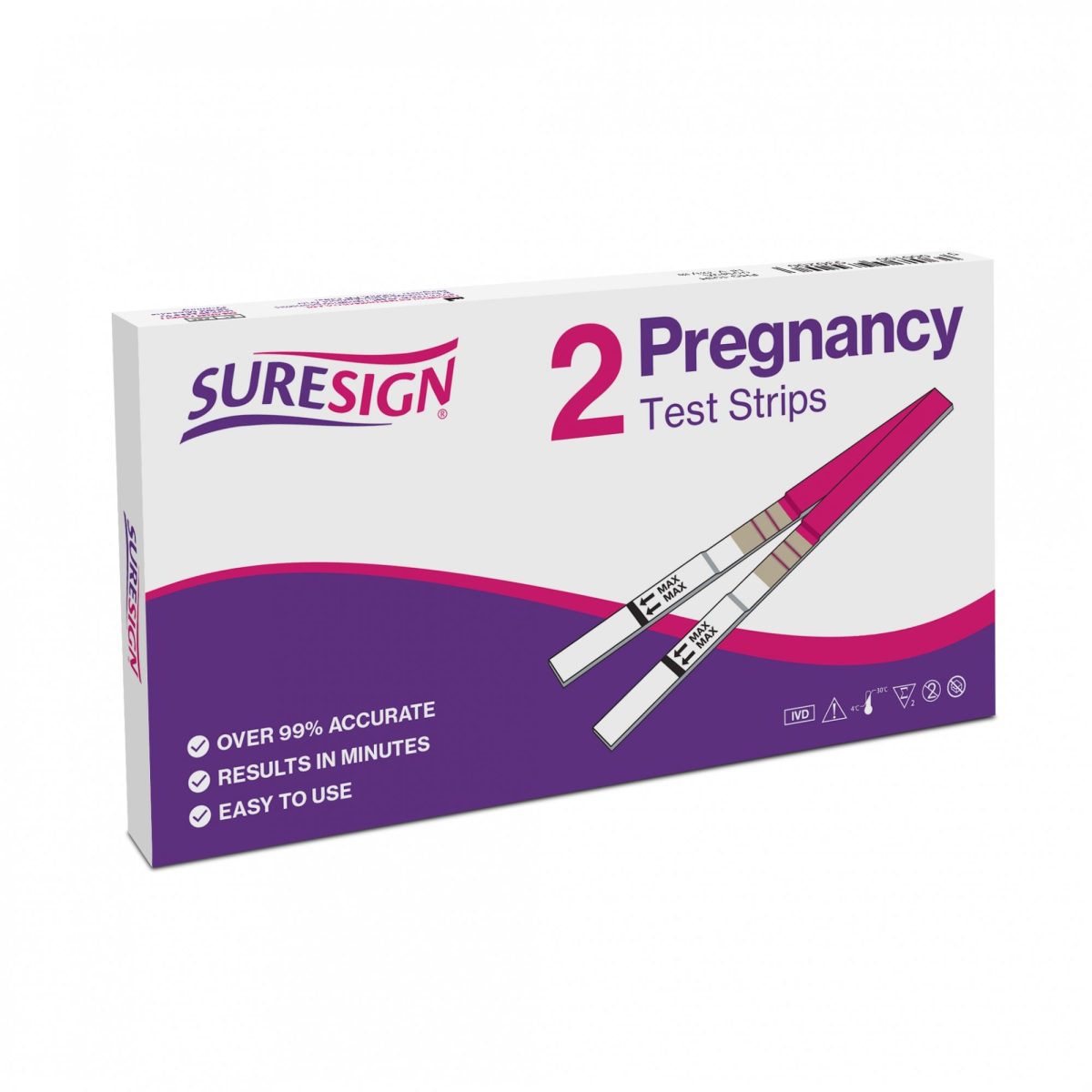 Suresign Pregnancy Tests - 2 Tests - Image 1