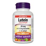Webber Naturals Lutein 20mg/Zeaxanthin 3.5mg Extra Strength Softgels 45's