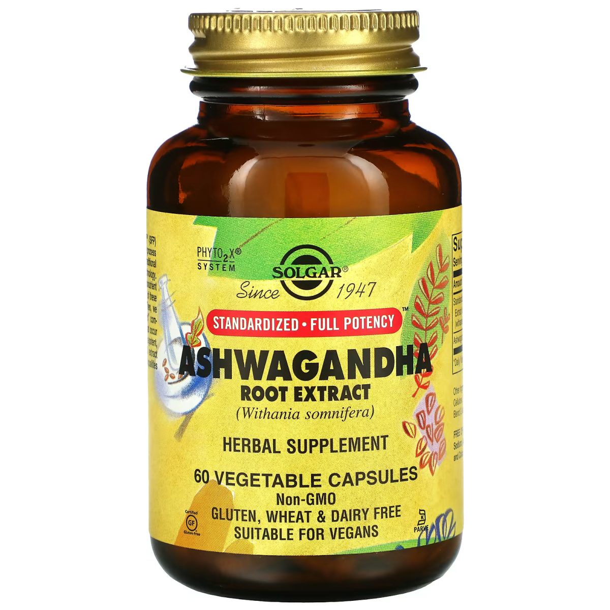 Solgar Ashwagandha Root Extrac 300mg Vcaps 60's - Image 1