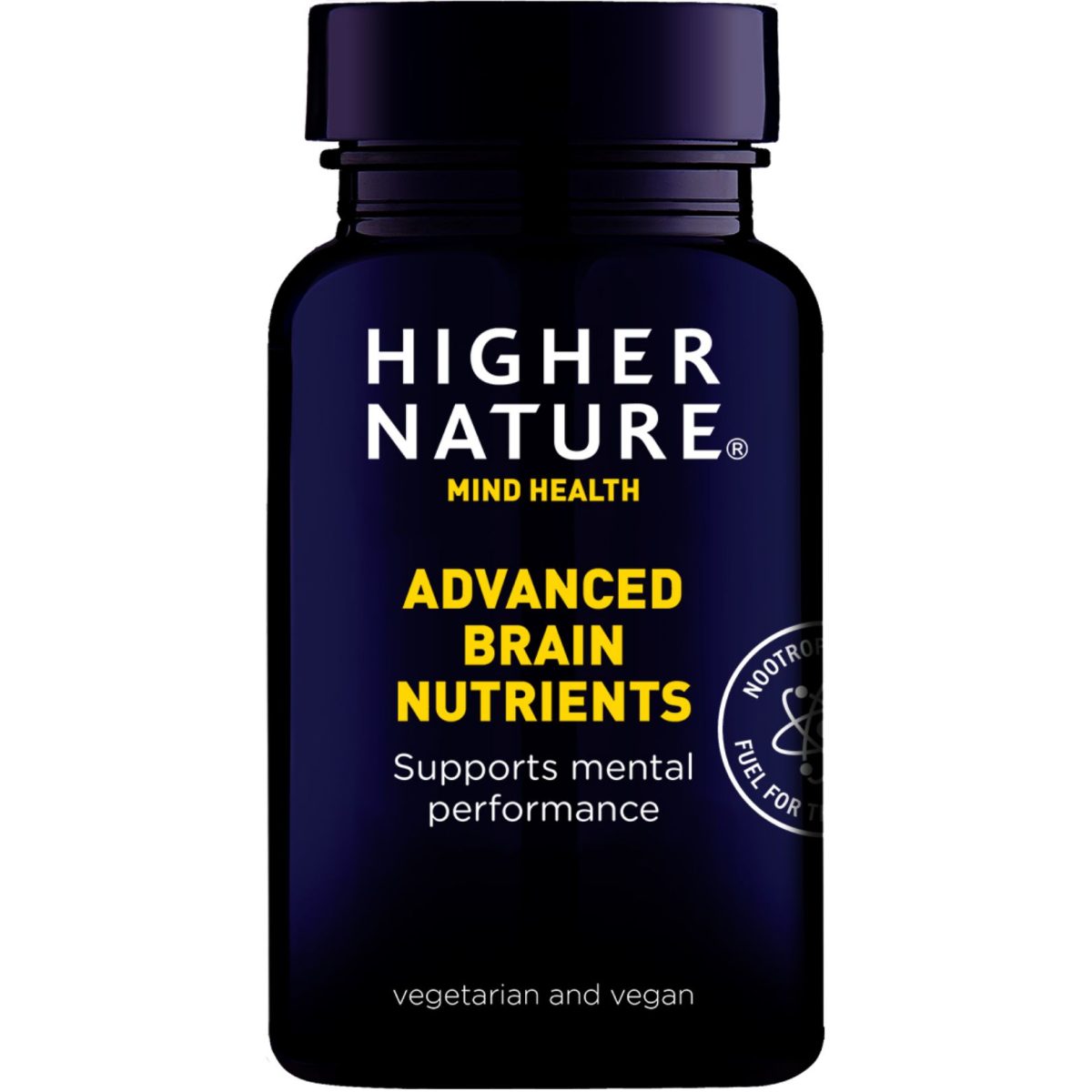 Higher Nature Advanced Brain Nutrients Capsules 90's - Image 1