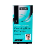 Beauty Formulas Purifying Charcoal Cleansing Nose Pore Strips 6's