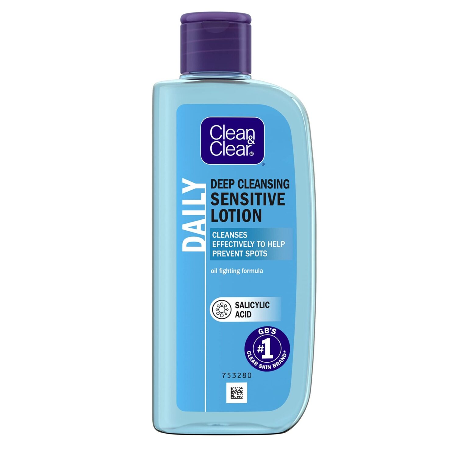 Clean & Clear Deep Cleansing Lotion for Sensitive Skin 200ml - Image 1
