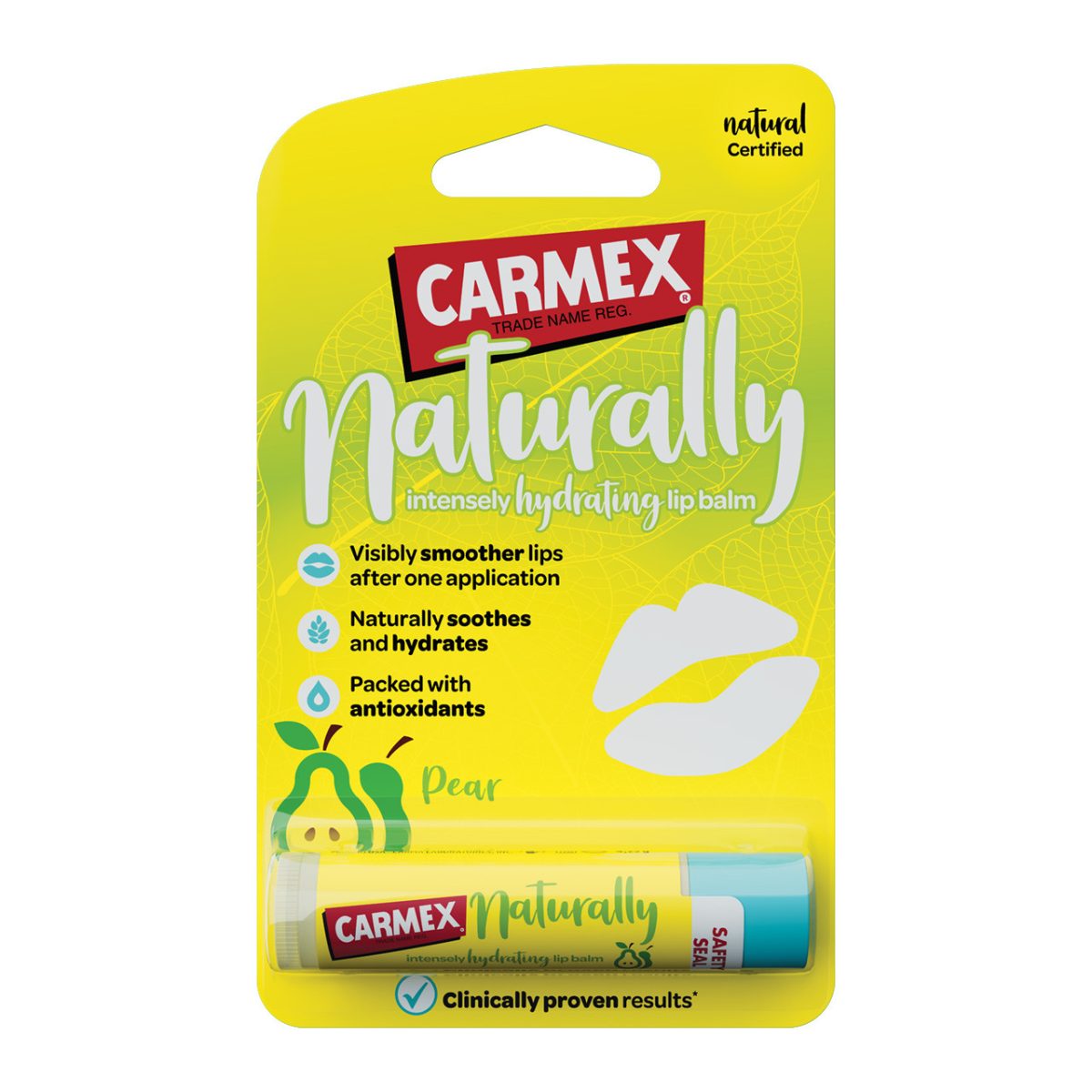Carmex Lipbalm Naturally (Stick) 4.25gms (Pear) - Image 1