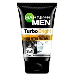 Garnier Men Turbo Bright Double Action 2in1 Face Wash 100g