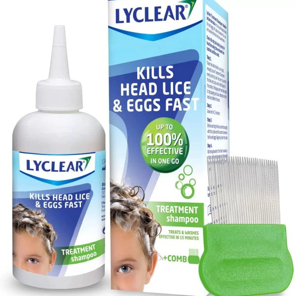 Lyclear Shampoo + Comb 200ml
