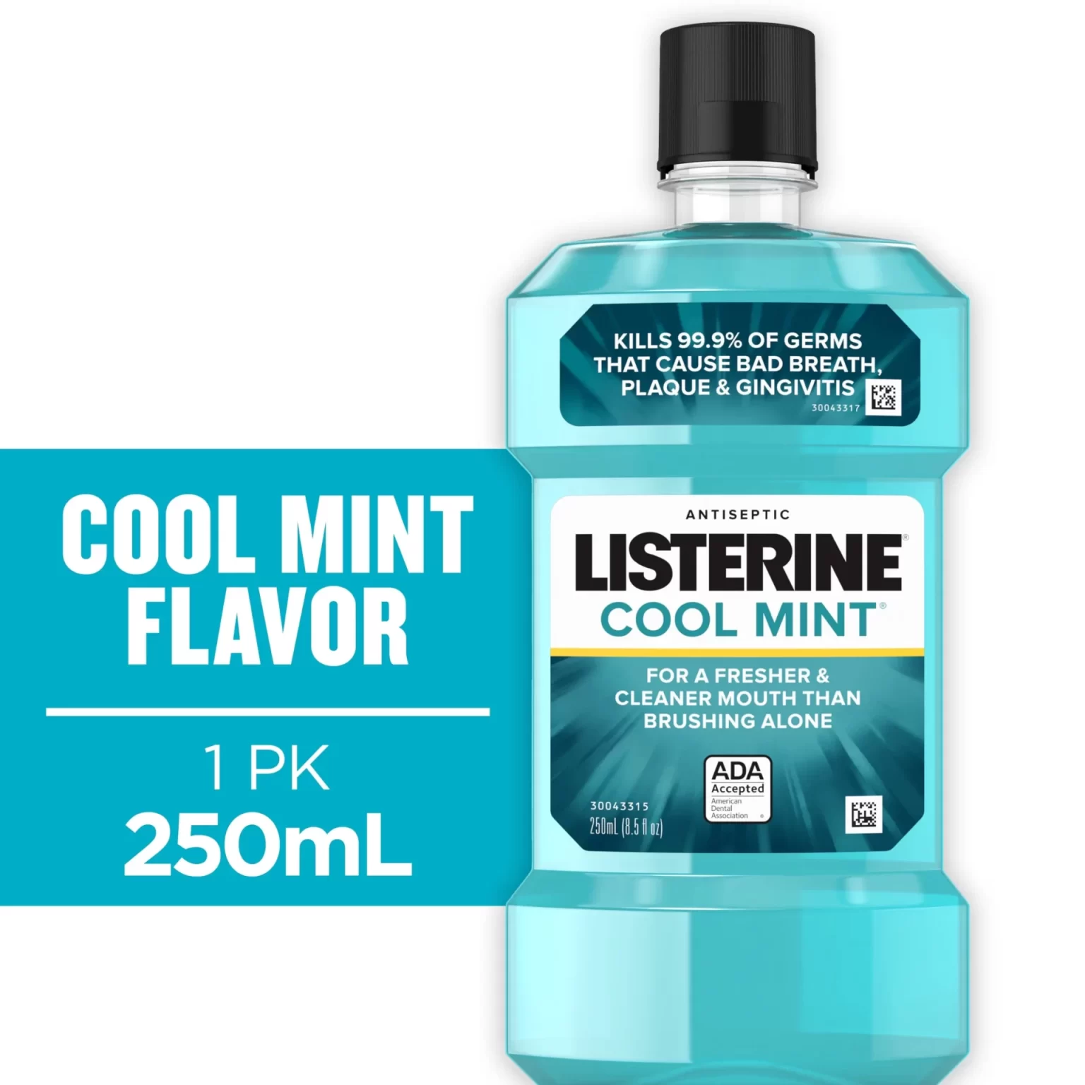 Listerine Mouth Wash Coolmint 250ml - Image 1