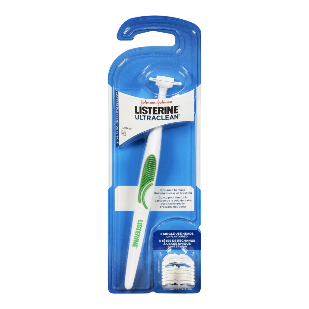 Listerine UltraClean Access Flosser 1's (8 Heads) - HEMLOCK PHARMACY