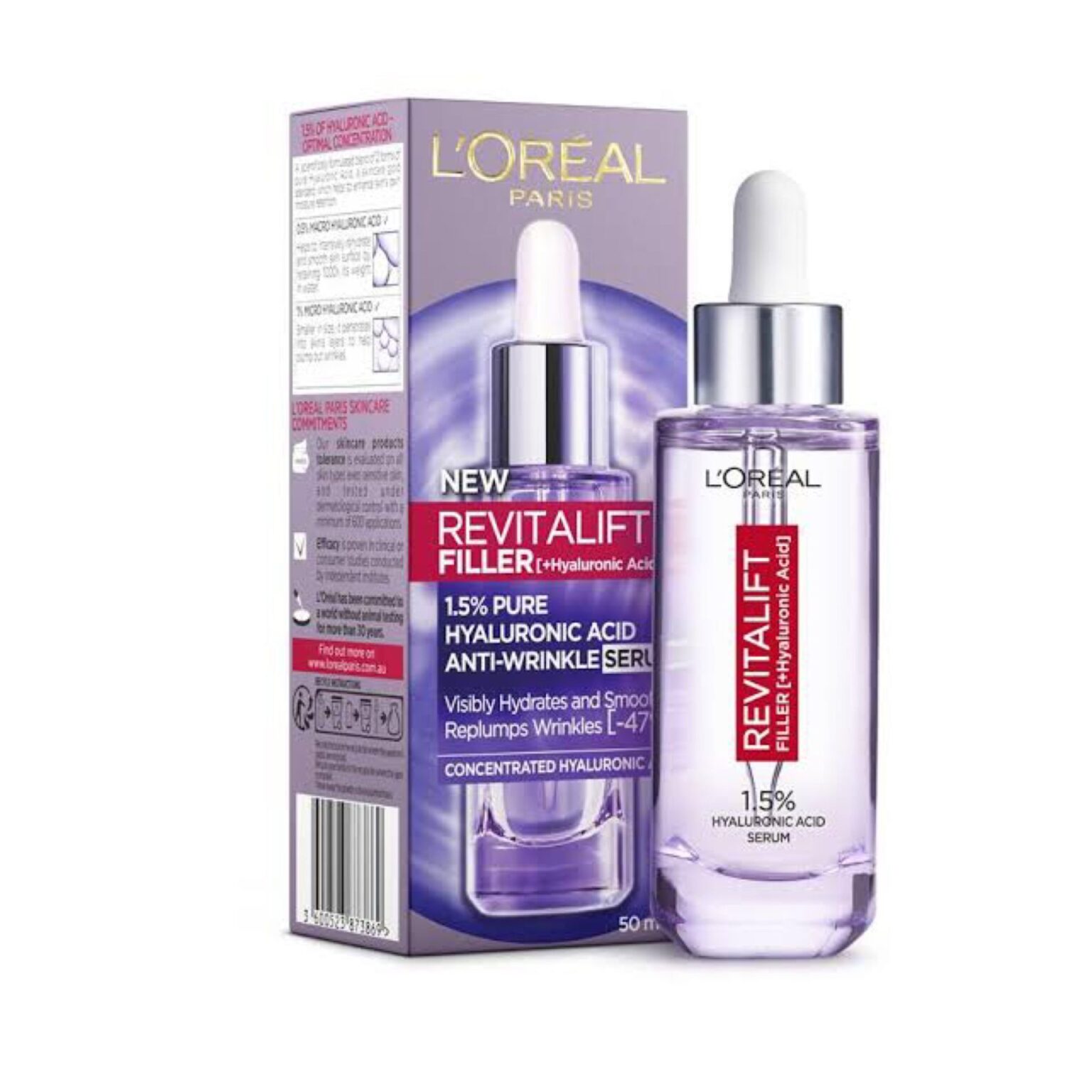 L’Oréal Paris Revitalift Filler 1.5% Pure Hyaluronic Acid Serum - Image 1