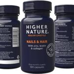 Higher Nature Nails and Hair Formula 120 Capsules