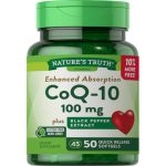 Nature's Truth CoQ-10 100mg plus black extract QR softgels 50's