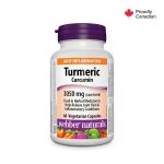 Webber Naturals Turmeric Curcumin 3050mg Veg Capsules 60's