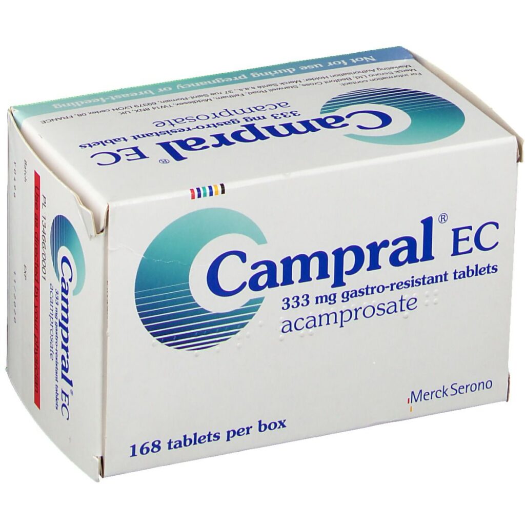 Campral EC 333mg Gastro-resistant tablets 168's - HEMLOCK PHARMACY